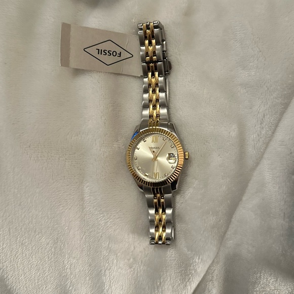 Fossil Multi-tone Gold watch - Picture 3 of 5